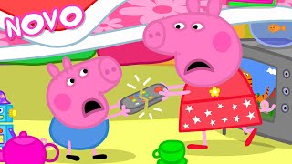 Peppa Pig Português Brasil  Peppa versus George  NOVO Contos da Peppa Pig [upl. by Sibella346]