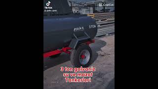 3 ton su ve mazot tankeri [upl. by Ebarta]