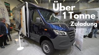 ALLRAD WOHNMOBIL MIT ÜBER 1 TONNE ZULADUNG 2023 Bimobil HR 380 4x4 Mercedes Sprinter Allrad [upl. by Atinnek]