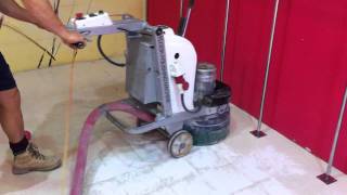 Grinding back old Epoxy [upl. by Steere971]