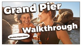 WestonSuperMare Grand Pier walkthrough North Somerset [upl. by Atineg671]