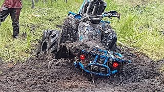 Extreme Atv Offroad Banging limiters on the nos still gonna send it [upl. by Ilarrold247]