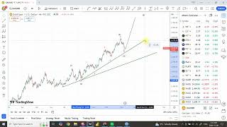 Elliott wave analysis of GOLD and SILVER  Nov 08 2024 [upl. by Yesnikcm]