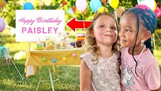 My friend Paisley 4th BIRTHDAY PARTY 🎉 TRUTUBE [upl. by Ahsinit]