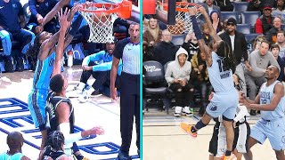 Ja Morant crosses and DUNKS ON Wembanyama 🤯 [upl. by Onfroi]