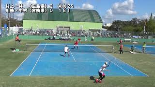 【好プレー集】2018 福井国体ソフトテニス競技 成年男子 準決勝13 広島県（村上・林）vs宮崎県（川﨑・中村） [upl. by Lesig53]