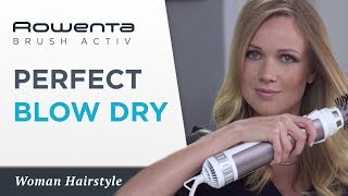 How to get a salonblow dry result with shine and care  BRUSH ACTIV  Rowenta [upl. by Yur]