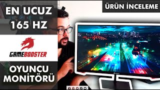 EN UCUZ 165 HZ OYUNCU MONİTÖRÜ  GAMEBOOSTER GB2417FF İNCELEMESİ reklam [upl. by Illyes]