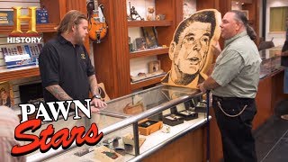 Pawn Stars Ronald Reagan Foam Head Season 14  History [upl. by Rebor217]