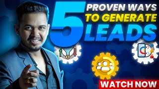 How To Generate High Quality Leads For Your Business  Organic Lead Generation  Aman Upadhyay [upl. by Halimaj818]