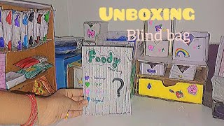 💖🌷unboxing foody blind bag✨️🎀  blind bag 📦  asmr 🎤  unnati singh official 🍒 [upl. by Eniretac252]