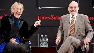 Ian McKellen amp Patrick Stewart  Interview  TimesTalks [upl. by Ianteen]