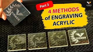 HOW to ENGRAVE ACRYLIC  LASER ENGRAVING ACRYLIC  Virmer cnc guide [upl. by Chlo323]