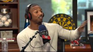 Michael B Jordan talks about his characters always dying 11182015 [upl. by Hirza]