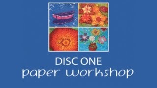 Batik Workshop • Fun with Paper and Fabric DVD  Disc one Working on Paper [upl. by Haon]