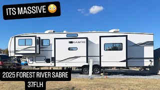 “NEW 5th WHEEL” 2025 FOREST RIVER SABRE 37FLH😳 [upl. by Airetal]