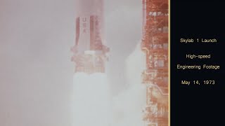 Skylab 1 Launch Highspeed Engineering Films  May 14 1973 [upl. by Yffat100]