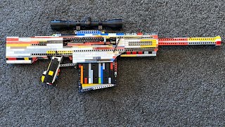 Lego sniper working and shell ejecting [upl. by Macnair]