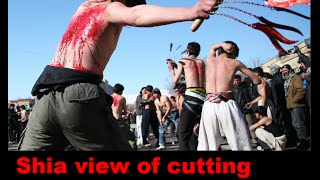 Shia cutting themselvesself Flagellation and Tatbir [upl. by Hirai]