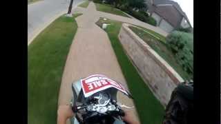 X19 Super Pocket Bike Ride  GoPro Hero 2 [upl. by Anoiuq]