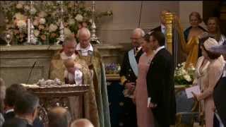 Christening of Princess Estelle of Sweden 2012 [upl. by Anilorak]