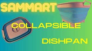 SAMMART Collapsible Dishpan Review [upl. by Margherita65]