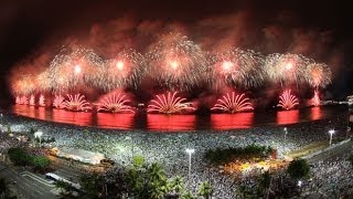 Reveillon Año Nuevo en Rio de Janeiro Playa de Copacabana 2013 [upl. by Cia]