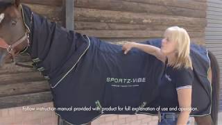 Horseware  SportzVibe Massage Therapy Blanket [upl. by Kirch816]