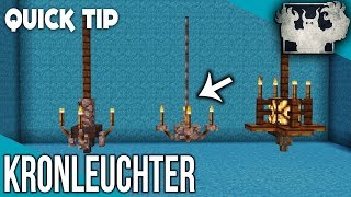 Minecraft Kronleuchter bauen  Quick Tip [upl. by Fries]