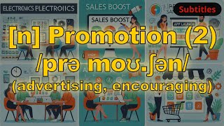 n Promotion meaning advertising encouraging with 5 examples [upl. by Ynatsed357]