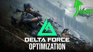 DELTA FORCE Max FPS Optimization Guide Fix Stutter amp Lower Latency [upl. by Albric]