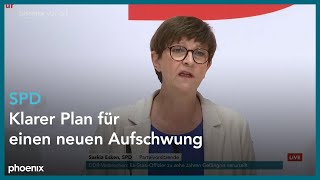 Parteipressekonferenz der SPD mit Saskia Esken  141024 [upl. by Herrick]