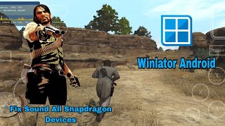 fix sound all android devices RDR1 Winlator Emulator On Android  Best Settings Offline 30fps [upl. by Fesuy]