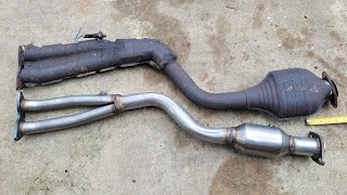 How a P420 and P430 Code Resulted in Exhaust Replacement on 2004 Lexus GS300 2JZ Engine 30L [upl. by Kiran643]