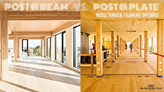 Post amp Beam vs Post amp Plate Which is Best for Mass Timber [upl. by Sundstrom]