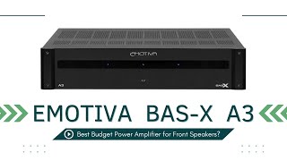 Emotiva BasX A3 Power Amplifier Review  Best Budget Home Theater Amplifier  Emotiva Price in India [upl. by Weig23]