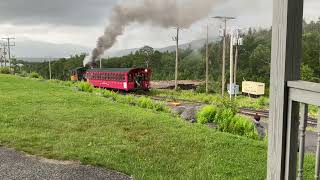 No 2 Ammonoosuc Arriving At The Mt Washington Cog Railway [upl. by Spiro]