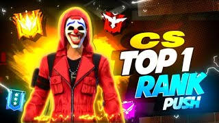 FREE FIRE LIVE CS RANK PUSH TO TOP 1 GRANDMASTER AND PLAYING CUSTOMS WITH SUBSCRIBERS 🔥🔴 [upl. by Gnem615]