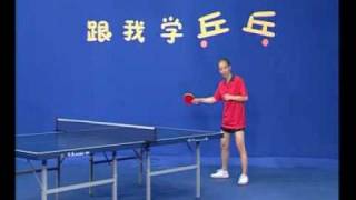 tabletennis technology正手加转弧圈球 唐建军 [upl. by Dalston]