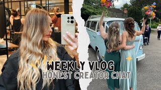 Honest Influencer Chat  Weekly Vlog [upl. by Trueman662]