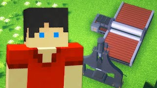 TRAIN BUILDING MACHINES  Minecraft Immersive Railroading Lets Play Episode 3 [upl. by Fugate792]