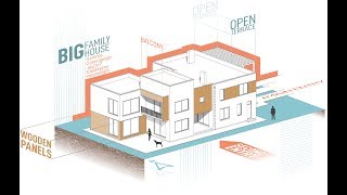 ISOMETRIC ARCHITECTURE DIAGRAM  illustrator tutorial [upl. by Tatianas784]