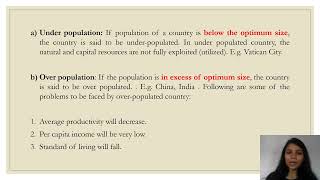 Theories of Population Malthusian theory of population amp Optimum theory of population [upl. by Amice]