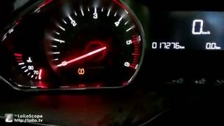 Tyre pressure warning light reset TPMS Peugeot 208 2013  2019 [upl. by Nylemaj]