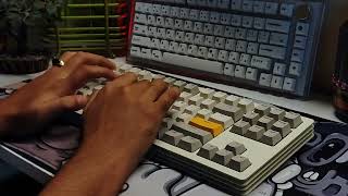 Ajazz AKC087  AS 101 Yellow Switches Sound Test [upl. by Nennahs]