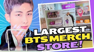 The Largest Store of BTS Merch with Play Line BT21 Merch 😍 [upl. by Alvord]