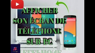 TUTO AFFICHER SON ECRAN DE TELEPHONE SUR PC AVEC APOWER MIRROR [upl. by Huoh387]