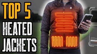 TOP 5 BEST HEATED JACKETS ON AMAZON 2021 [upl. by Ataynek]