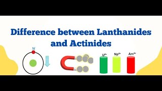 Difference between Lanthanides and Actinides [upl. by Devondra]