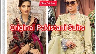 Original Pakistani Chiffon Embroidered SuitsNew pakisani suit designs order On No7607473487 [upl. by Myron491]